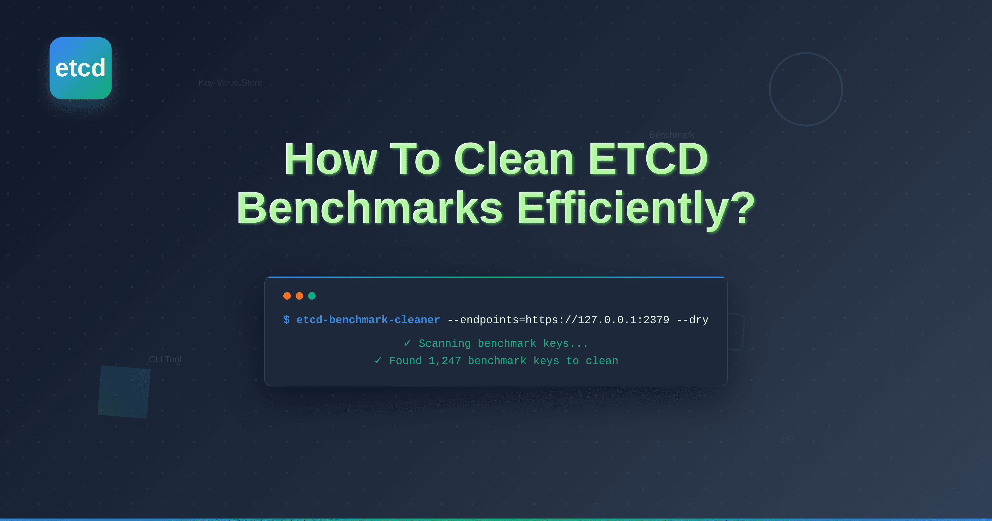 How To Clean ETCD Benchmark Efficiently?