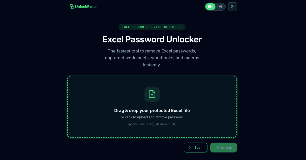 How to unlock Excel password protection?